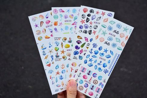 12 Floral Patterns Summer Nail Water Decals - Daffodils, Lilies, and Tulips for Stunning Nail Art Transfers and DIY Manicure Accessories