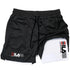 Men Running Shorts 2 In 1 Double-deck Sport Shorts for Gym Fitness