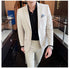 Fashionable Men's Suit and Trousers Two-Piece Set for Business Casual and Weddings