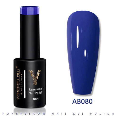 Vibrant 10ML Semi-Permanent Gel Nail Polish for Stunning Manicures - Low Odor Long-Wear Varnish - Ideal for Spring and Summer Nail Art