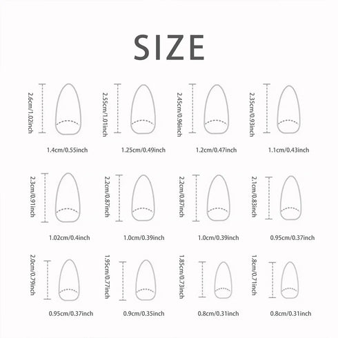 24 Piece French Minimalist Gold Nail Set with Jelly Gel and Nail File for Elegant Nail Art