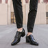 Leather Men Dress Shoes Elevator Business Oxford Footwear for Wedding and Office
