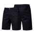 Men Summer Casual Business Shorts Elastic Waist Gym Running Shorts
