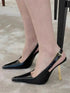 Pointed Stiletto Heels Women Pumps Patent Leather Elegant Office Shoes