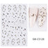 3D Nail Art Stickers with Daisy, Cherry Blossom, Petals, Leaves, and Butterflies for Spring and Summer Manicure Decoration Tips - Slider Style Nail Polish Accessories