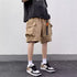 Summer Men's Functional Cargo Shorts Multi-Pocket Baggy Gym Shorts Streetwear Bermuda