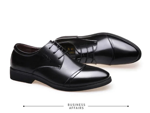 Handcrafted Men's Brogue Dress Shoes in Patent Calfskin Leather - Classic Lace-Up Oxford Style for Business and Formal Occasions