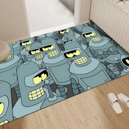 Stylish Printed Welcome Floor Mat for Home Entryways