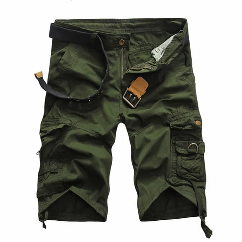 Summer Cargo Shorts Men Cool Camouflage Casual Pants Camo