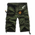 Summer Cargo Shorts Men Cool Camouflage Casual Pants Camo