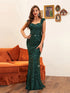 Luxury Off Shoulder Sequined Mermaid Dress Elegant Party Evening Wear