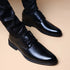 Men's Dress Shoes Casual Style Lace-Up Pointed Design Ideal for Weddings and Business Events