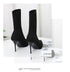 Sexy Sock Boots Knitting Stretch High Heels for Women Fashion Shoes Ankle Boots