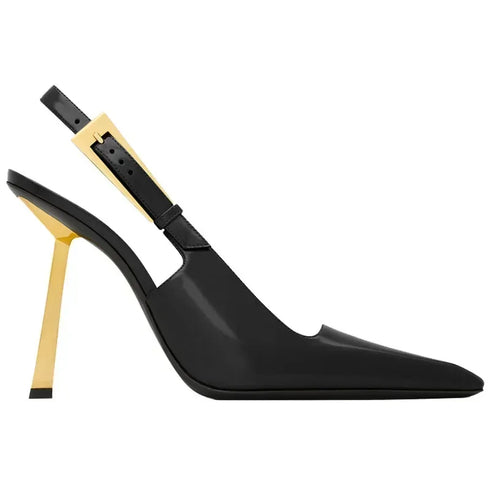 Pointed Stiletto Heels Women Pumps Patent Leather Elegant Office Shoes