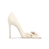 Classic Pointed Women's High Heels with Big Flower Detail - Fashionable and Comfortable Office Pumps for Stylish Women