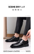 Men Classic Retro Brogues Lace Up Business Leather Shoes Formal Office Flats Wedding Party Oxford Shoes