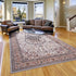 Machine Washable Vintage Area Rugs for Living Room with Non-Slip Rubber Backing