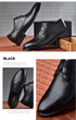 Elegant Men's Black Leather Oxfords for Formal Occasions - Perfect Wedding, Party, Office, and Business Shoes for Men