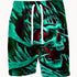Men's Skull 3D Pattern Comfy Shorts for Summer Beach Sports