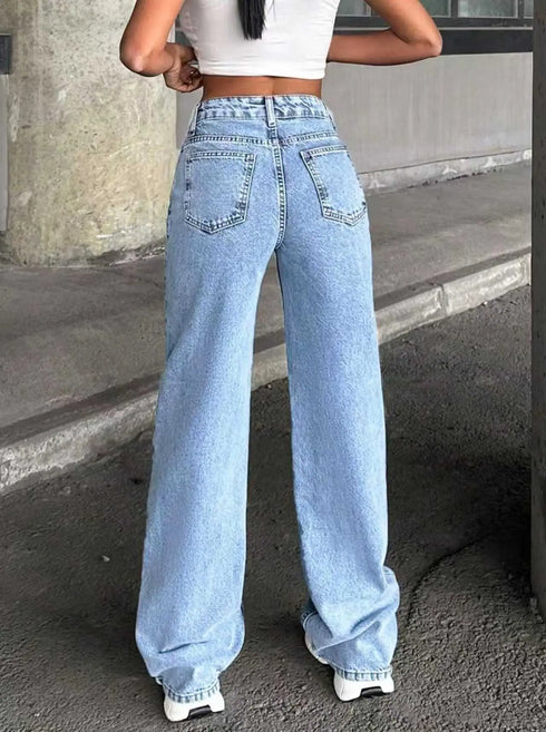 Baggy Jeans High Waisted Loose Denim for Women Vintage Style Casual Everyday Jeans