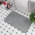 Cobblestone Embossed Non-Slip Bath Mat Memory Foam Carpet for Bathroom Shower Room Doormat