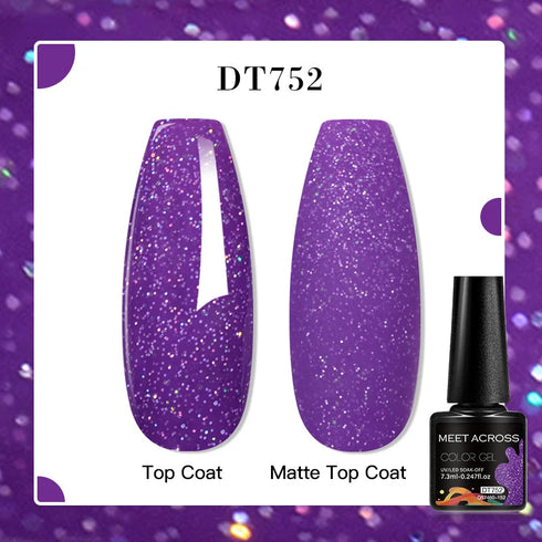 Vibrant 7.3ml Semi-Permanent Gel Nail Polish for Stunning Nail Art and Manicure - Soak Off LED UV Varnish for Long-Lasting Beauty