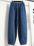 Women Casual Jeans Korean Style Streetwear Loose High Waist Denim Pants
