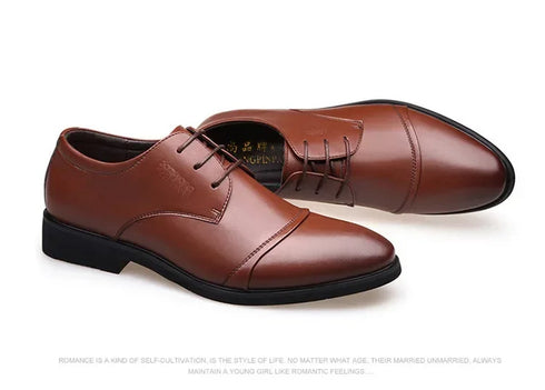 Handcrafted Men's Brogue Dress Shoes in Patent Calfskin Leather - Classic Lace-Up Oxford Style for Business and Formal Occasions