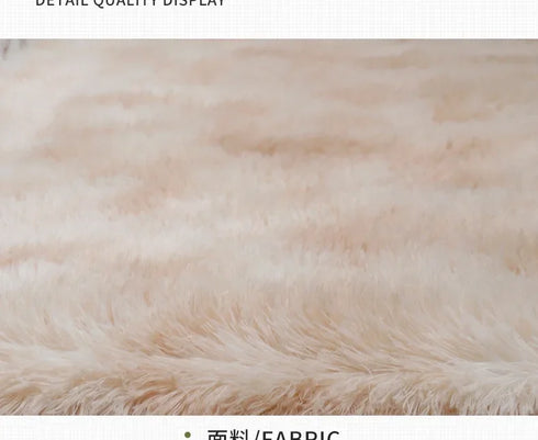 Plush Round Rug Mat for Living Room and Bedroom Home Decor