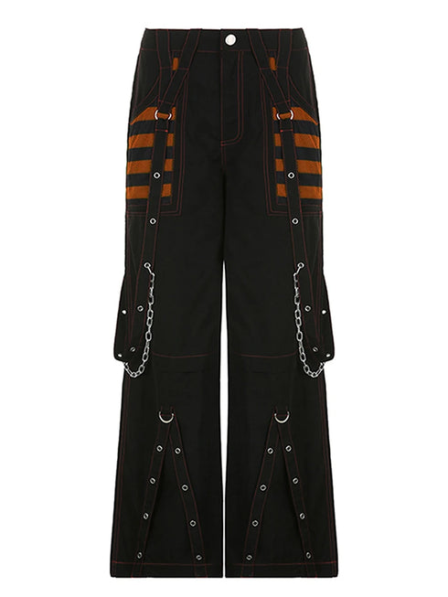 American Street Style Women's Baggy Cargo Jeans with Multi-Pockets - Perfect for Fall Outfits and Wide Leg Jeans Outfit Inspiration