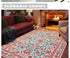 Floral Style Living Room Carpet Machine Washable Large Area Decorative Rug
