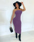 Chic Sleeveless Chest-Wrapped Long Beach Dress for Women