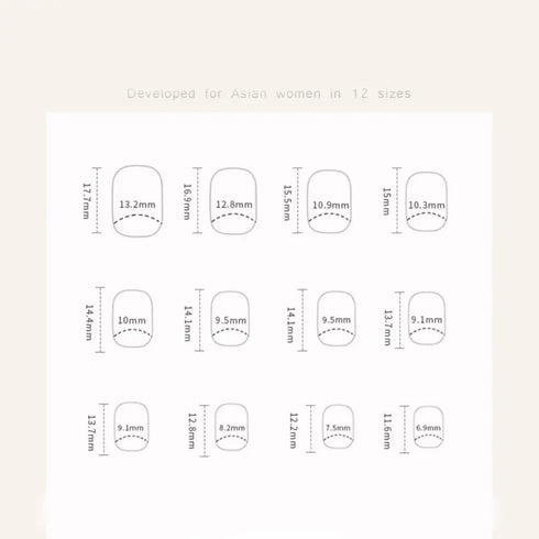 24pcs Glittering French Square Acrylic False Nails with Wavy Design - Full Cover Detachable Nail Tips for Stunning Nail Art