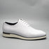 Genuine Leather White Whole-Cut Oxfords Men's Formal Dress Shoes