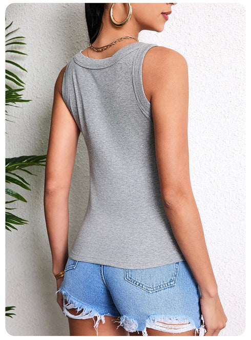 1/3 Pieces Four Seasons Thin Ladies Solid Color Joker Camisole Young Women Plus Size Comfortable and Sexy T-shirt Shirt Casual
