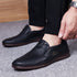 Man Retro Penny Handmade Loafer Casual Shoes Genuine Cow Leather Comfortable Slip-On Design
