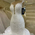 Customized Plus Size Wedding Dresses with Lace Up Back and Floor Length Design