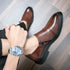Fashion Men's Dress Shoes Formal Loafers Leather Wedding Shoes for Men