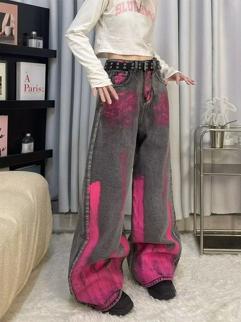 American Vintage Design Jeans Casual Denim Trousers for Women