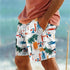 Fashion Men Women Short Pants Palm Tree 3D Print Beach Shorts