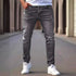 Distressed Skinny Jeans For Men Slim Fit Denim Biker Holes Mens Jeans