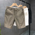High-End Light Business Suit Shorts Men's Slim Casual Shorts