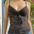 See Through Lace Cami Crop Top Sleeveless V Neck Sexy Tank Top Women Summer Y2K Gothic Aesthetic