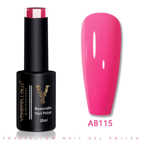 Vibrant 10ML Semi-Permanent Gel Nail Polish for Stunning Manicures - Low Odor Long-Wear Varnish - Ideal for Spring and Summer Nail Art