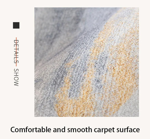 Minimalist Large Area Living Room Carpet Comfortable Bedroom Rug Home Decoration