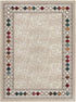 Modern Bordered Rugs for Living Room and Bedroom Decorative Area Carpet Non-slip Floor Mat