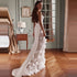 Luxury Wedding Dresses Mermaid Women's Lace Appliques High Split Sleeveless Bridal Gowns Customized