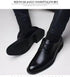 Stylish Leather Oxfords for Men - Perfect for Formal Dress, Weddings, and Office Work - British Style Non-Slip Casual Flats with Pointed Toe Design