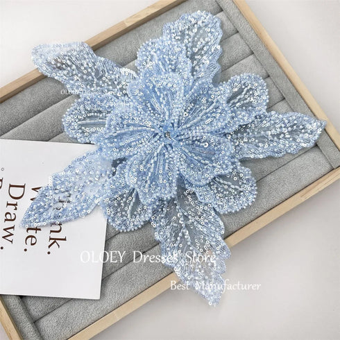 OLOEY Exquisite Mini Lace Short Wedding Dresses Bridal Dress Sweetheart Luxury Delicate Women Robes