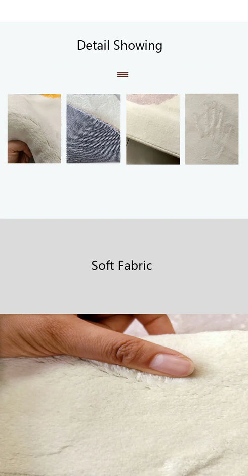 Modern Art Carpet Abstract Rug for Living Room Soft Large Size Area Rug Luxury Mat